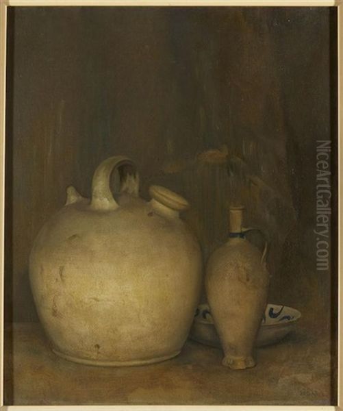 Still Life Oil Painting by Jan Mankes