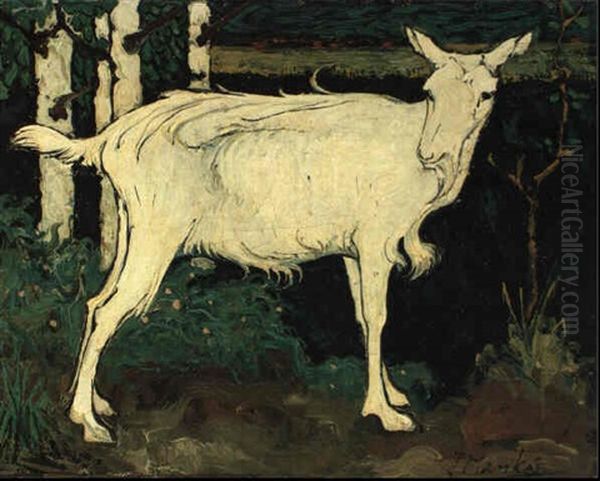 White Goat by Jan Mankes