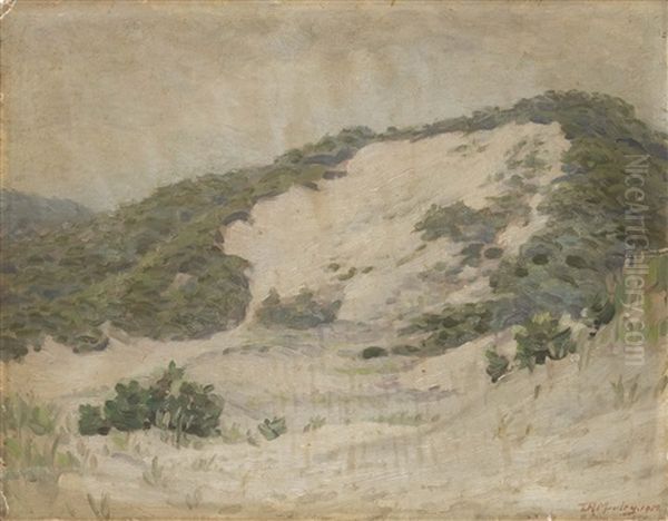 Dune Scene, Possibly Montauk, Long Island by Thomas R. Manley