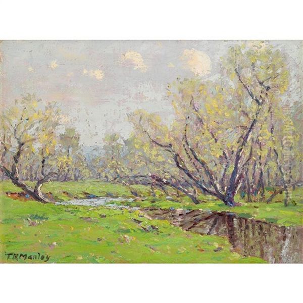 Near Pluckemin, New Jersey Oil Painting by Thomas R. Manley