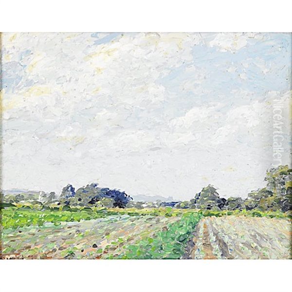 Brookdale Farm Oil Painting by Thomas R. Manley