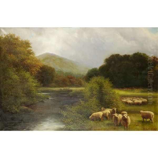 In The Highlands Oil Painting by Charles Macdonald Manly