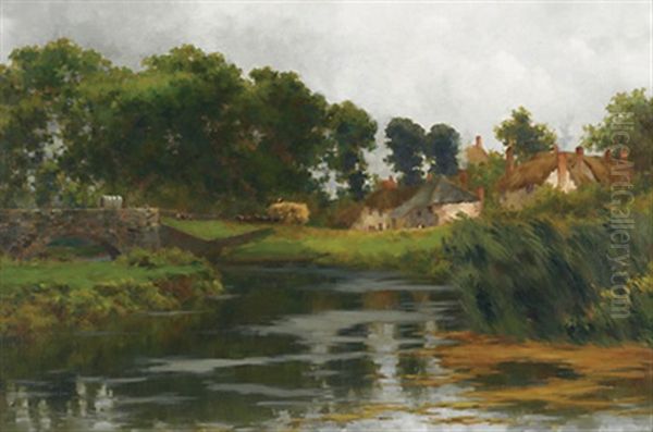 The River Road Oil Painting by Charles Macdonald Manly