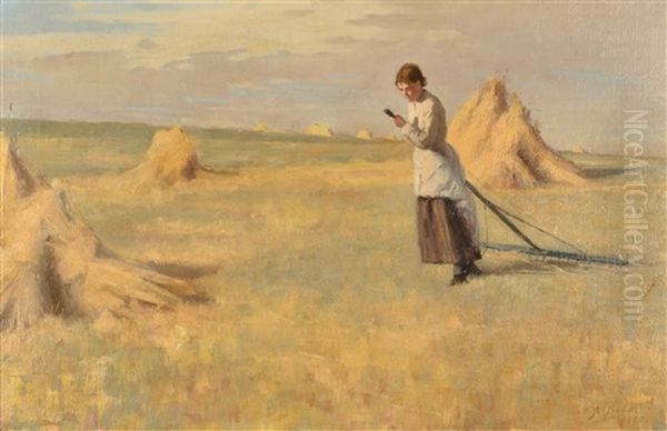 The Gleaner Oil Painting by Alexander Mann