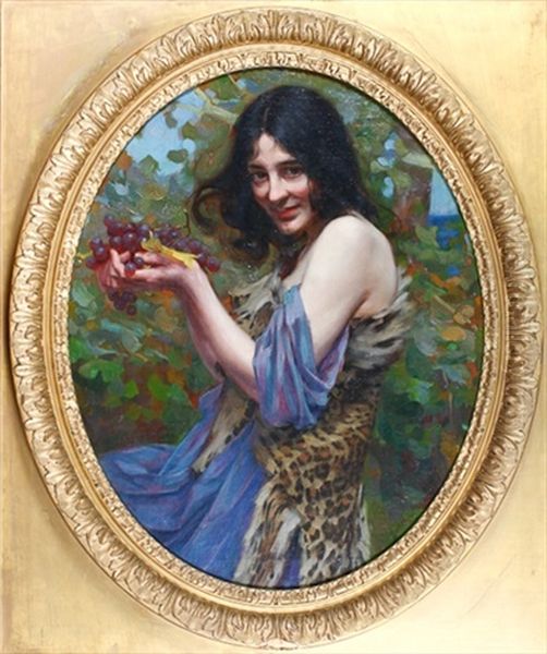 Bacchante Oil Painting by Alexander Mann