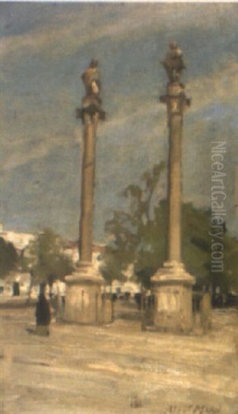 Alameda De Hercules Oil Painting by Alexander Mann