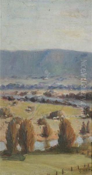 Autumn Landscape Oil Painting by Gother Victor Fryers Mann