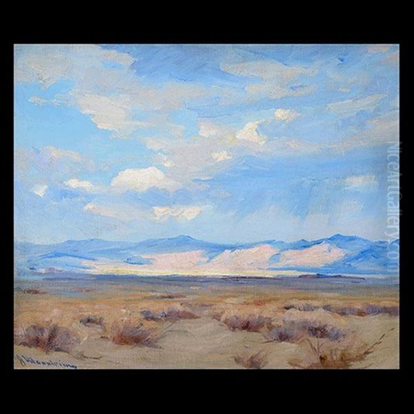 Desert Fleeting Moment Oil Painting by Jean Mannheim