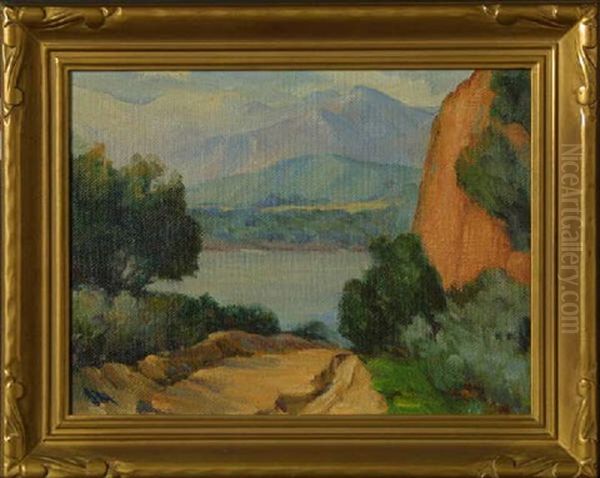 Devil's Gate Lake Oil Painting by Jean Mannheim