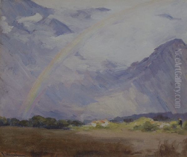 The Rainbow Oil Painting by Jean Mannheim