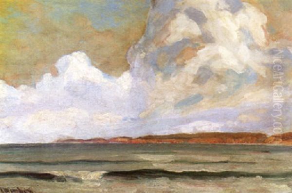 Clouds Along The Coast Oil Painting by Jean Mannheim