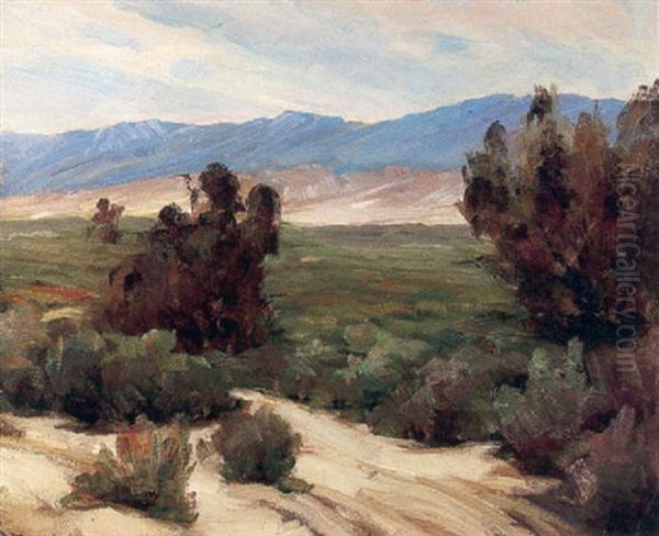 Pasadena Foothills Oil Painting by Jean Mannheim