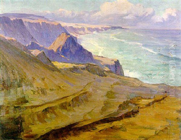 Point Loma Oil Painting by Jean Mannheim