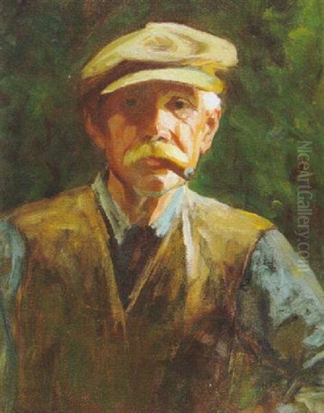 Self-portrait Oil Painting by Jean Mannheim