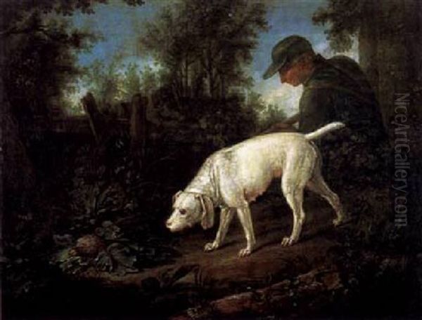 Jagdbild Oil Painting by Johann Christian von Mannlich