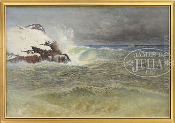 View Of Egg Rock Nahant Oil Painting by John Worthington Mansfield