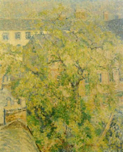 Spring Comes To Chelsea Oil Painting by James Bolivar Manson