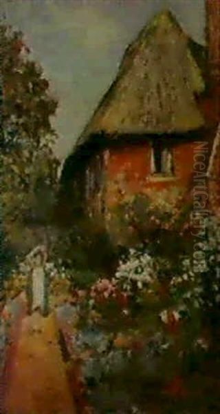 Old Clergy House, Alfriston Oil Painting by James Bolivar Manson