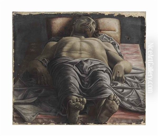 The Dead Christ Oil Painting by Andrea Mantegna