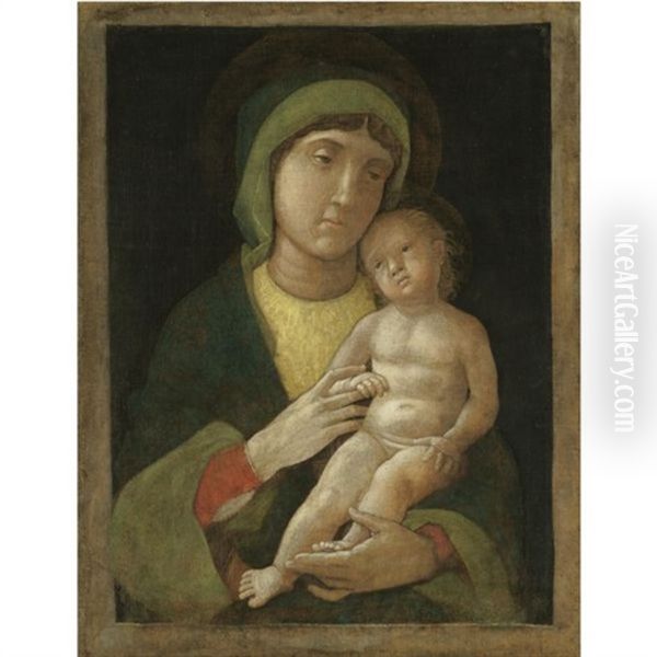 The Madonna And Child Oil Painting by Andrea Mantegna