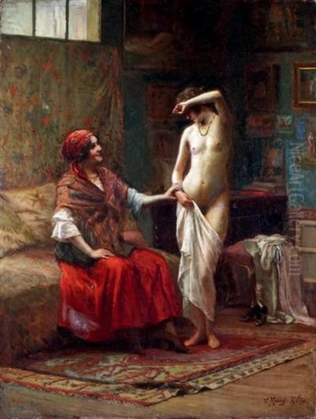 Le Harem Oil Painting by Victor Marais-Milton