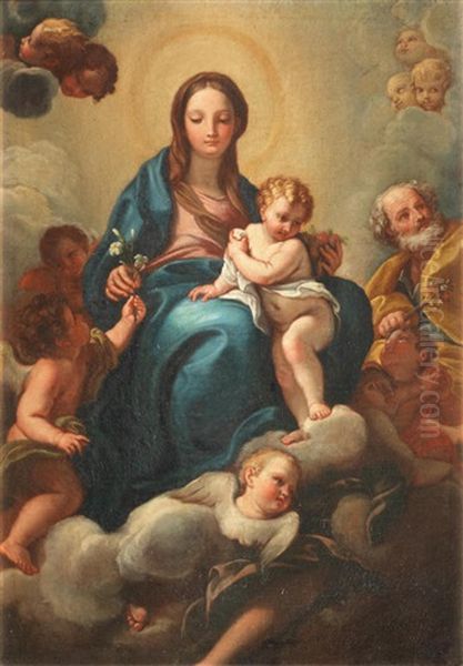 The Holy Family Oil Painting by Carlo Maratta