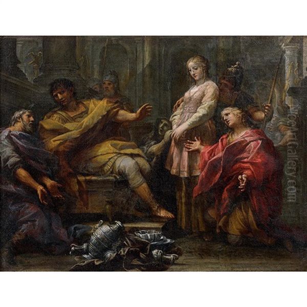 The Continence Of Scipio Oil Painting by Carlo Maratta