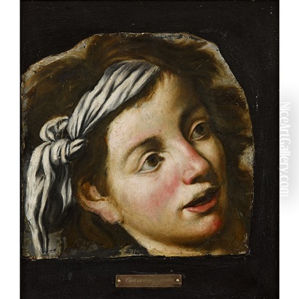 Head Of A Man Oil Painting by Carlo Maratta