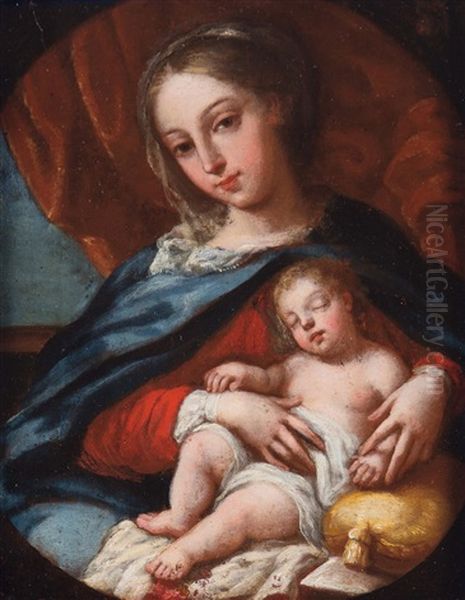 Madonna Oil Painting by Carlo Maratta