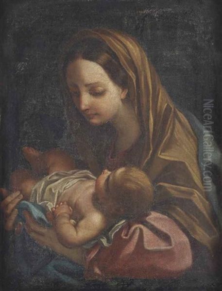 Madonna And Child Oil Painting by Carlo Maratta