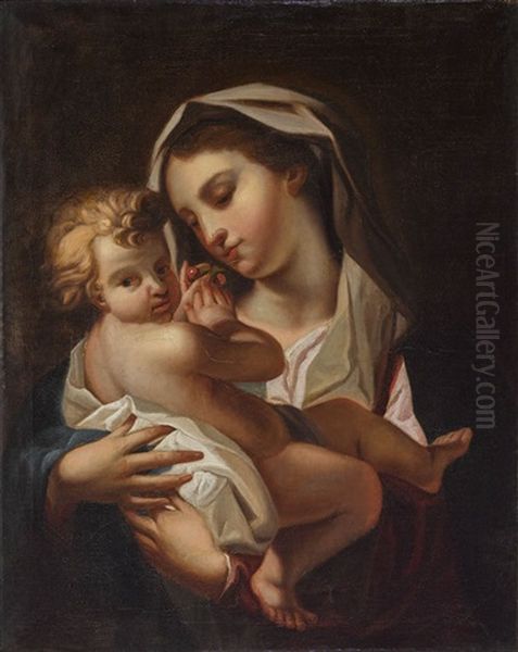 Maria Mit Dem Kind Oil Painting by Carlo Maratta