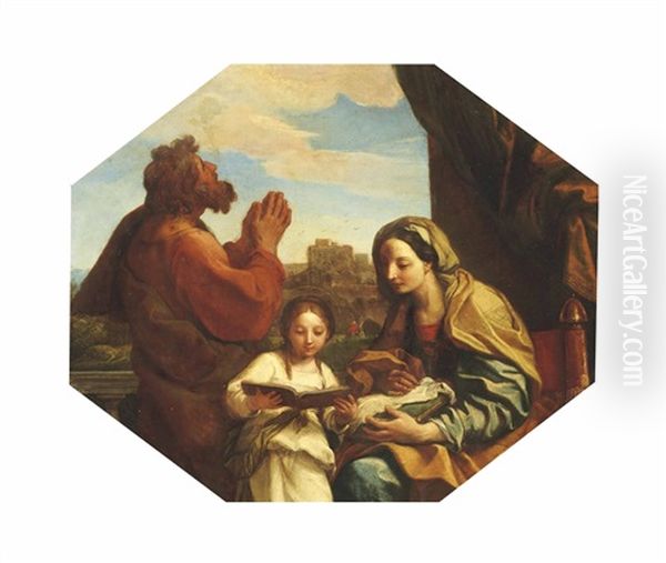 The Education Of The Virgin Oil Painting by Carlo Maratta