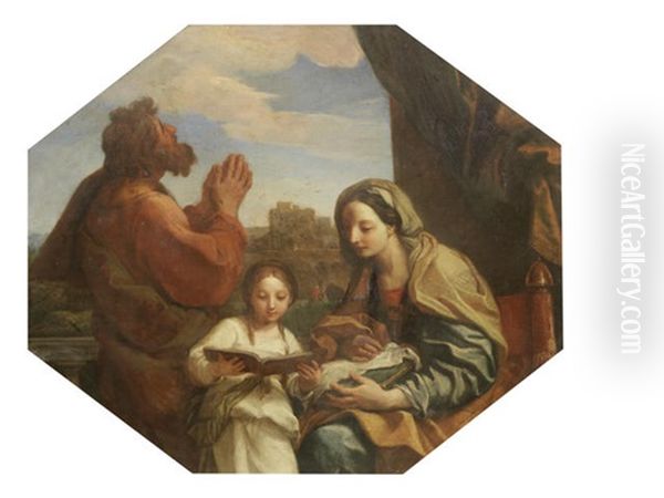 The Education Of The Virgin Oil Painting by Carlo Maratta