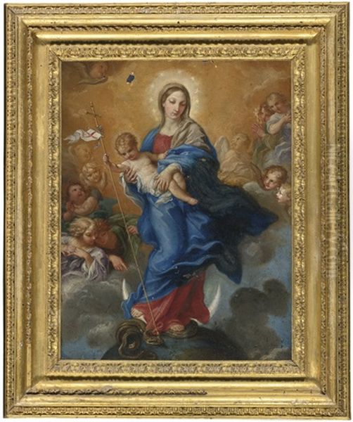 Virgin Of The Immaculate Conception Oil Painting by Carlo Maratta