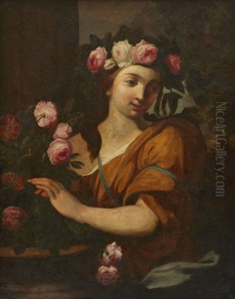 Flora Oil Painting by Carlo Maratta