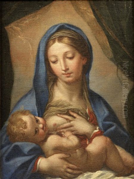 The Madonna And Child Oil Painting by Carlo Maratta