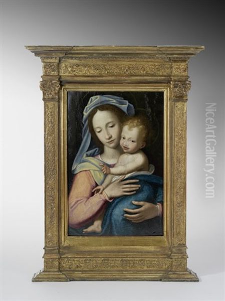 Madonna Mit Kind Oil Painting by Carlo Maratta