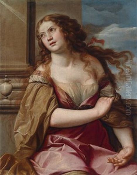 Die Magdalena Oil Painting by Carlo Maratta