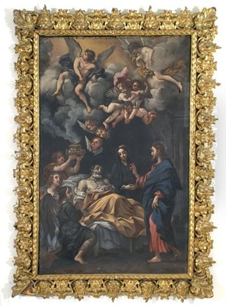 Transito Di San Giuseppe Oil Painting by Carlo Maratta