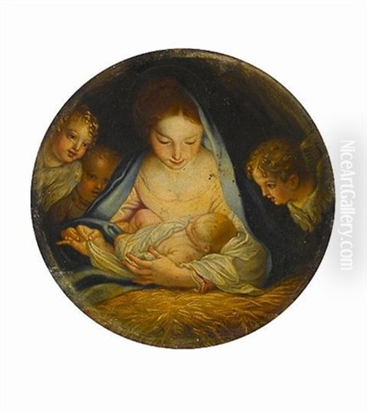 The Virgin And Child Oil Painting by Carlo Maratta