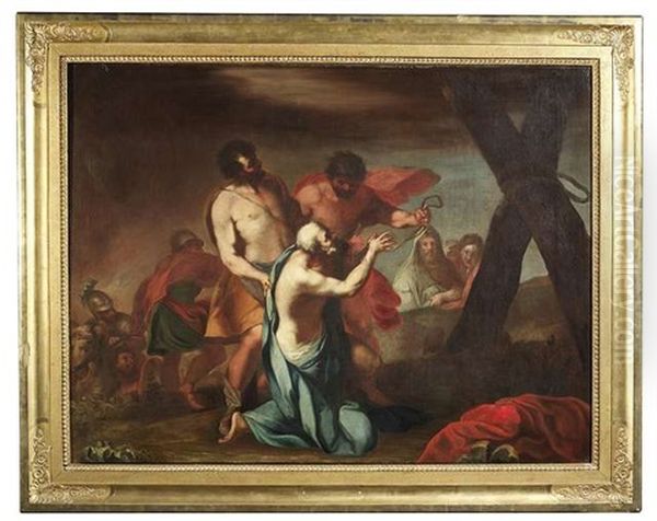 Der Hl. Andreas In Anbetung Des Marterkreuzes Oil Painting by Carlo Maratta