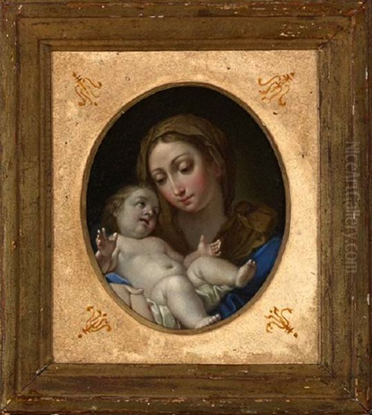 Madonna And Child Oil Painting by Carlo Maratta