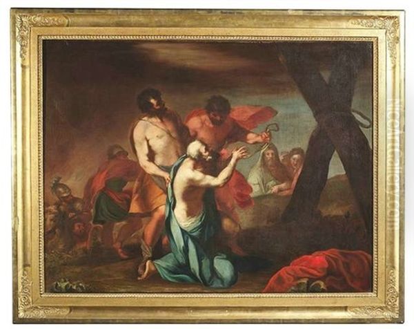 Der Hl. Andreas In Anbetung Des Marterkreuzes Oil Painting by Carlo Maratta