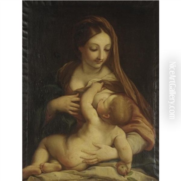 The Madonna And Child Oil Painting by Carlo Maratta