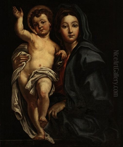 Madonna Mit Kind Oil Painting by Carlo Maratta