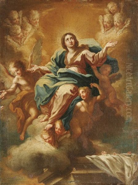 The Assumption Oil Painting by Carlo Maratta