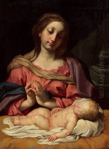 Madonna Con Bambino Oil Painting by Carlo Maratta