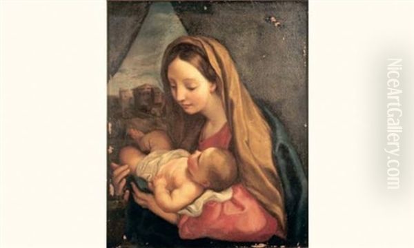 Vierge A L'enfant Oil Painting by Carlo Maratta