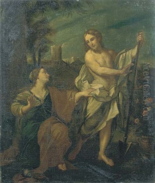 Noli Me Tangere Oil Painting by Carlo Maratta