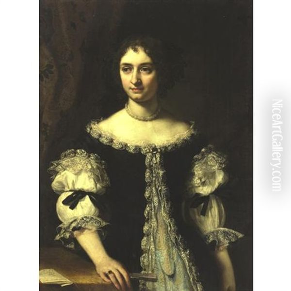 Portrait Of Maria Madalena Rospigliosi Oil Painting by Carlo Maratta